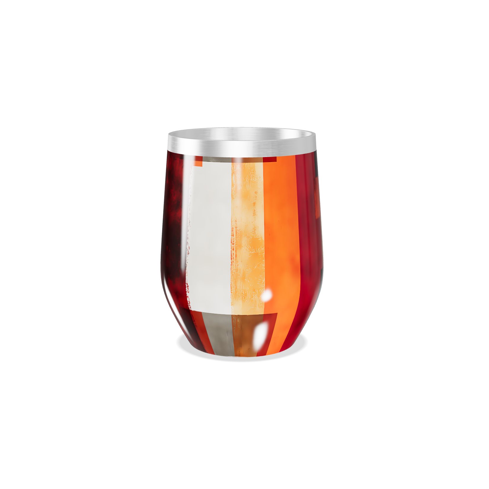 Copo Térmico Slim - Estampado Geométrico Colorido