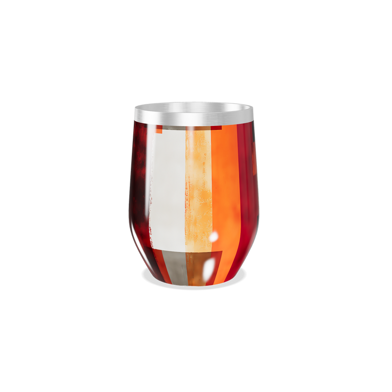 Copo Térmico Slim - Estampado Geométrico Colorido