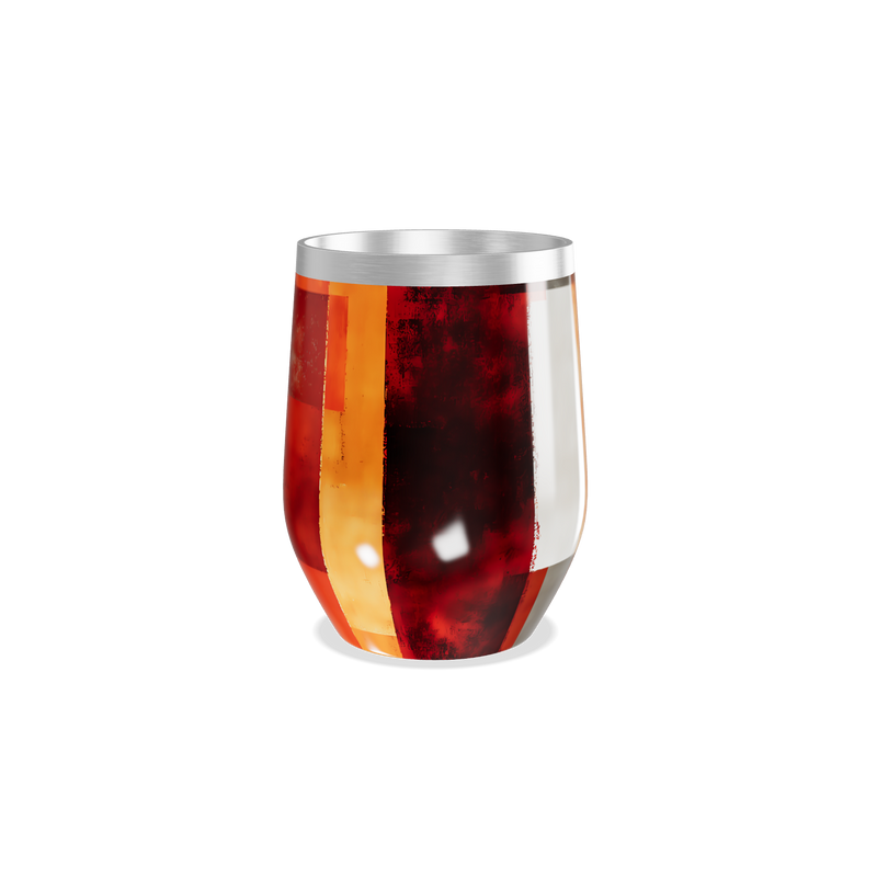 Copo Térmico Slim - Estampado Geométrico Colorido