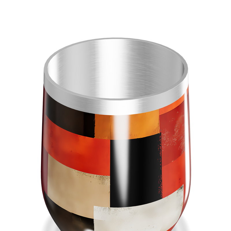 Copo Térmico Slim - Estampado Geométrico Colorido