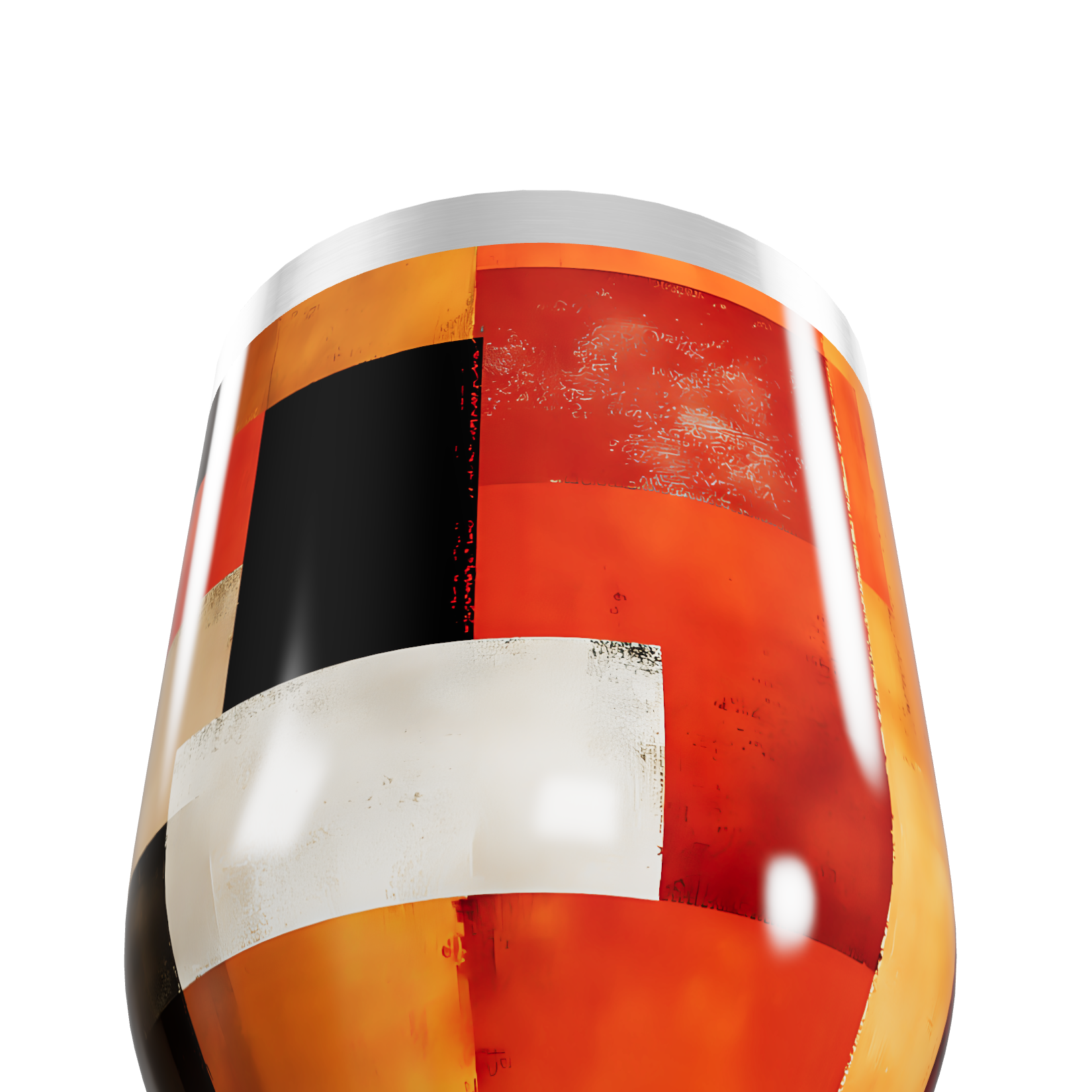 Copo Térmico Slim - Estampado Geométrico Colorido