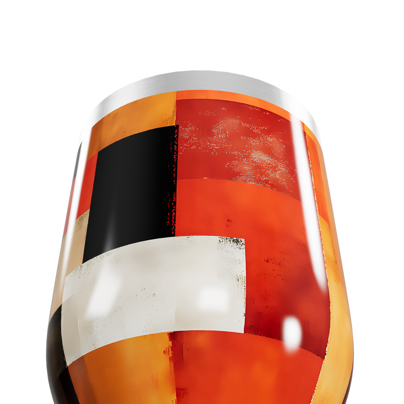 Copo Térmico Slim - Estampado Geométrico Colorido