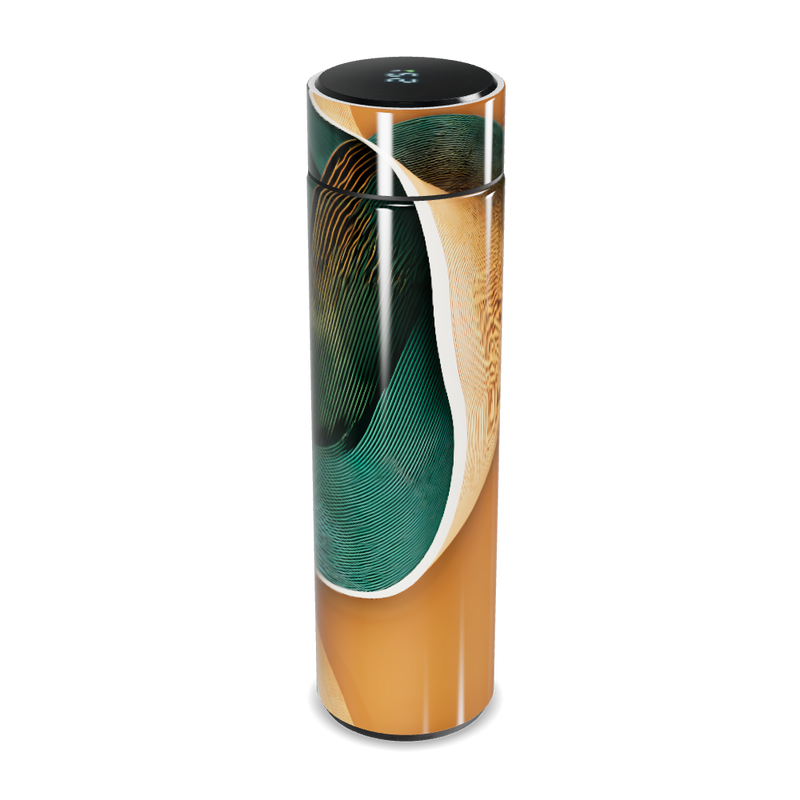 Garrafa Térmica Touch - Estampa Abstrata Colorida