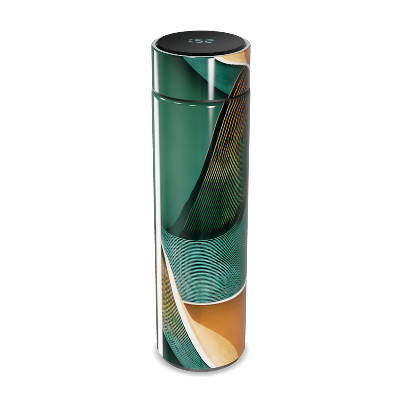 Garrafa Térmica Touch - Estampa Abstrata Colorida