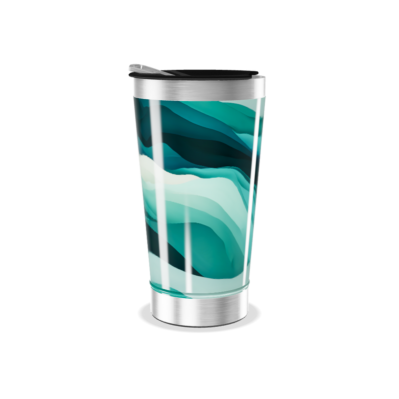 Copo Térmico - Verde e Aço Inox