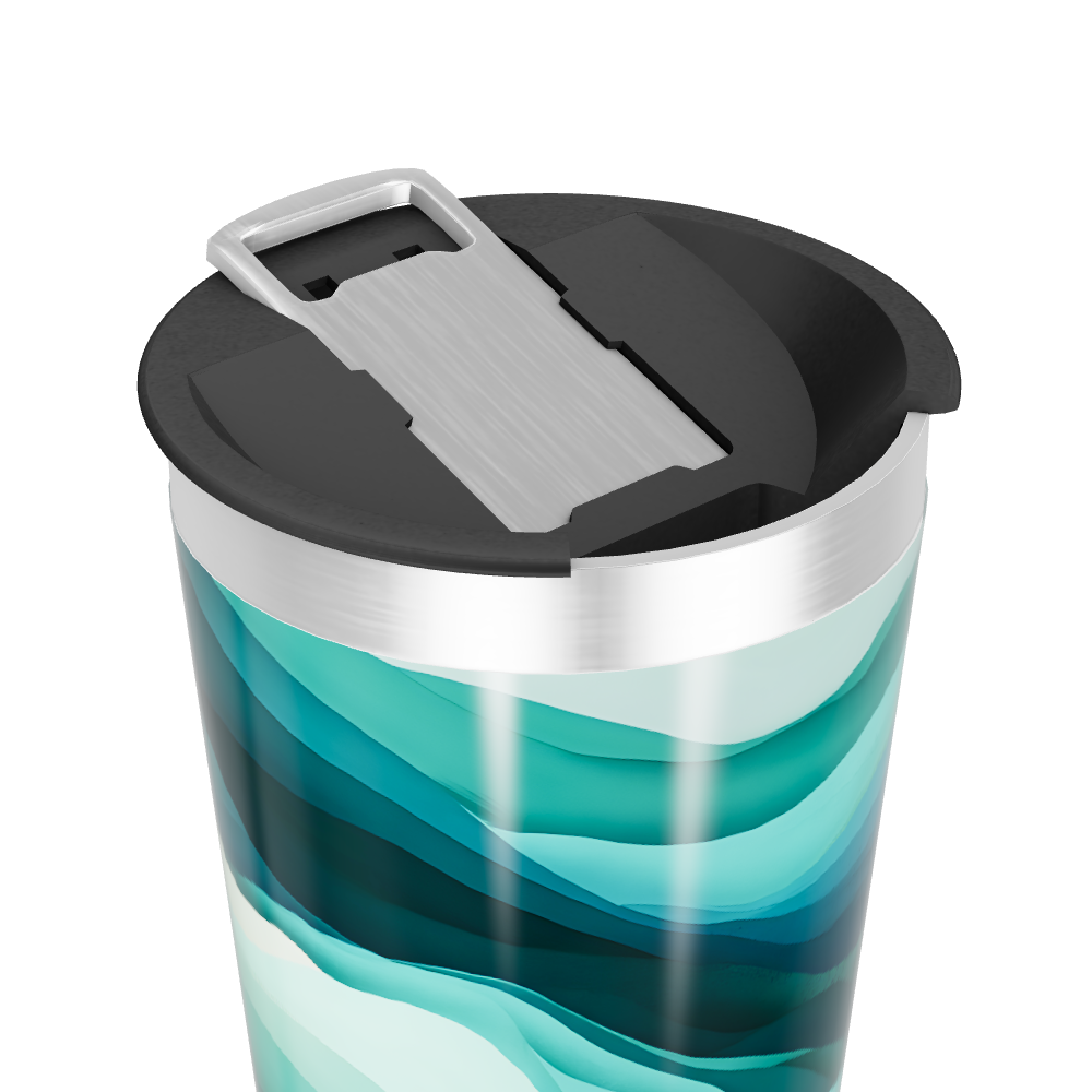 Copo Térmico - Verde e Aço Inox