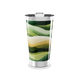 Copo Térmico - Estampa Verde Abstrata