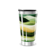 Copo Térmico - Estampa Verde Abstrata