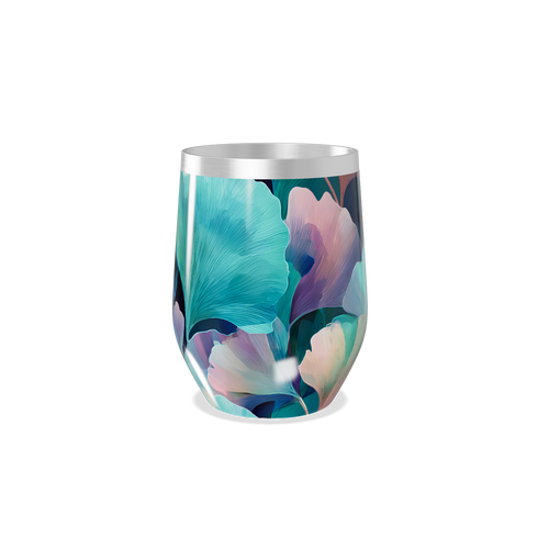 Copo Térmico Slim - Floral Colorido Inox