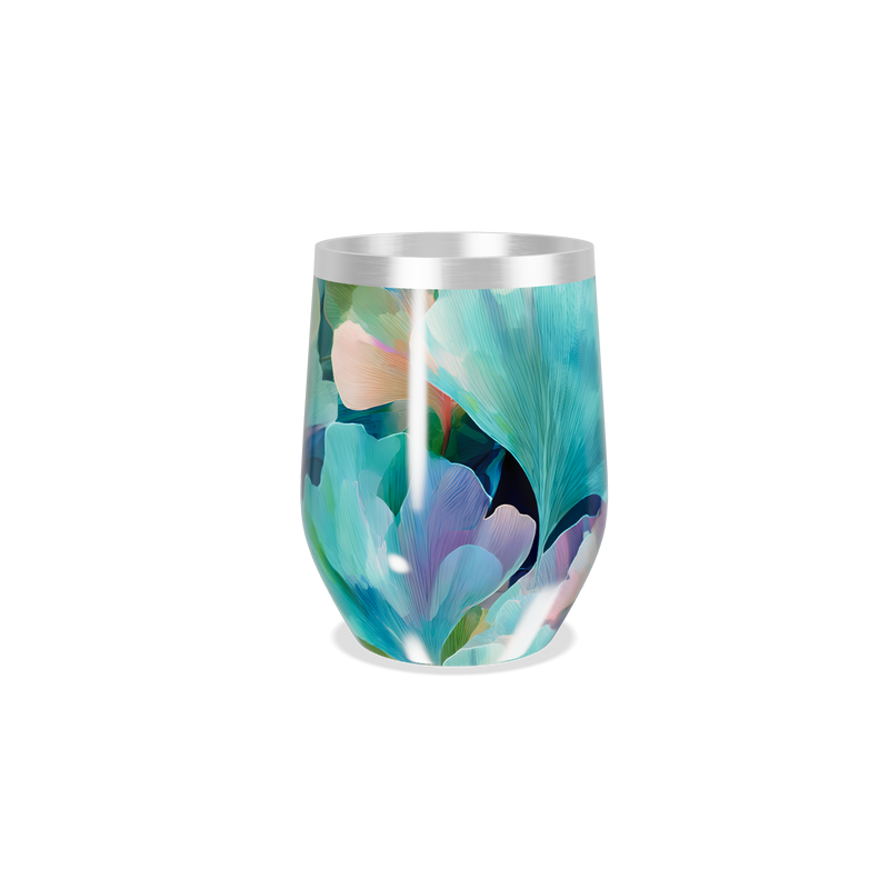 Copo Térmico Slim - Floral Colorido Inox