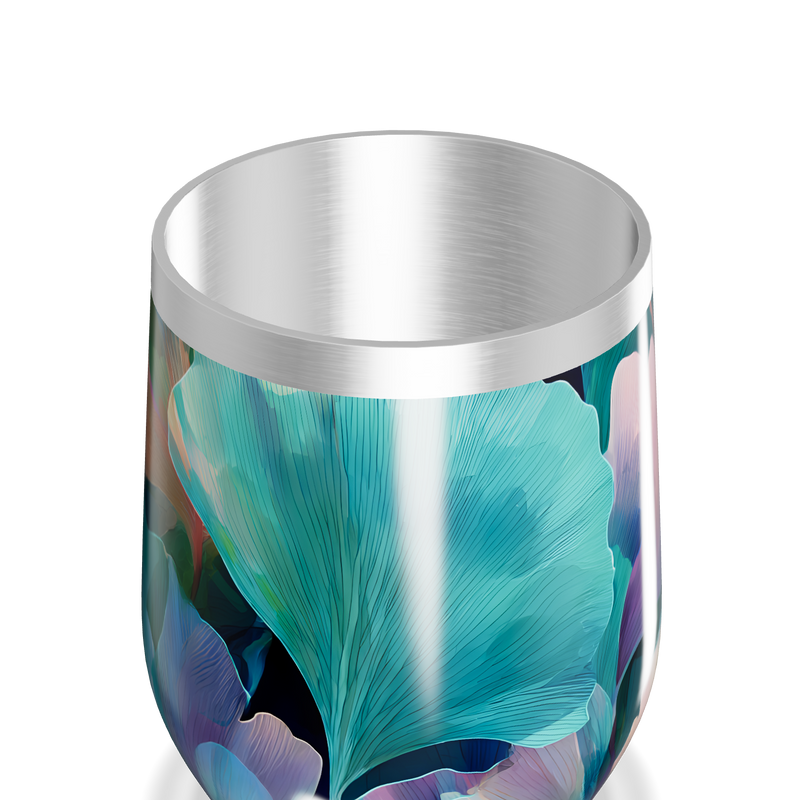 Copo Térmico Slim - Floral Colorido Inox