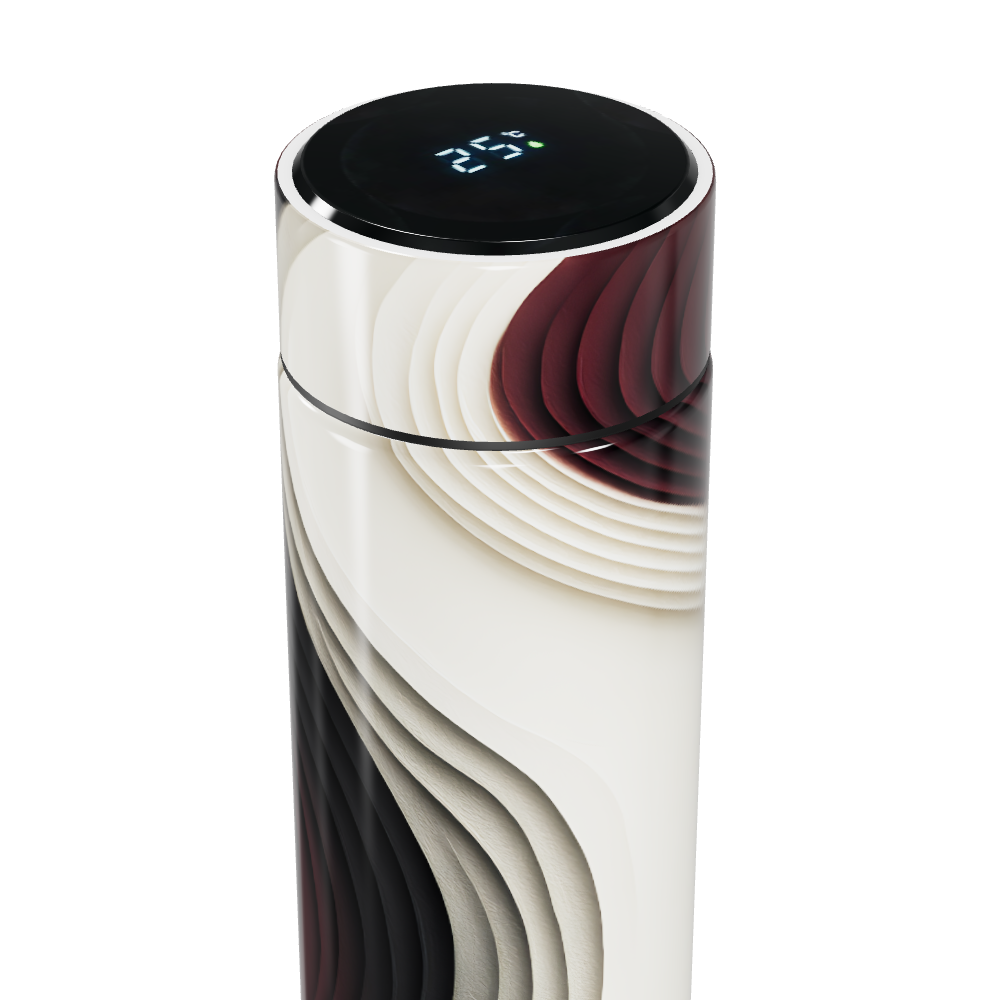 Garrafa Térmica Touch - Estampa Geométrica Colorida