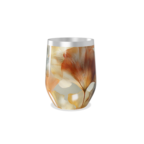 Copo Térmico Slim - Folhas Artísticas Aço Inox