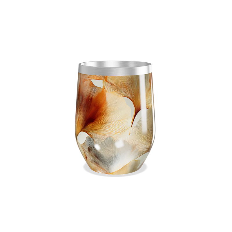 Copo Térmico Slim - Folhas Artísticas Aço Inox