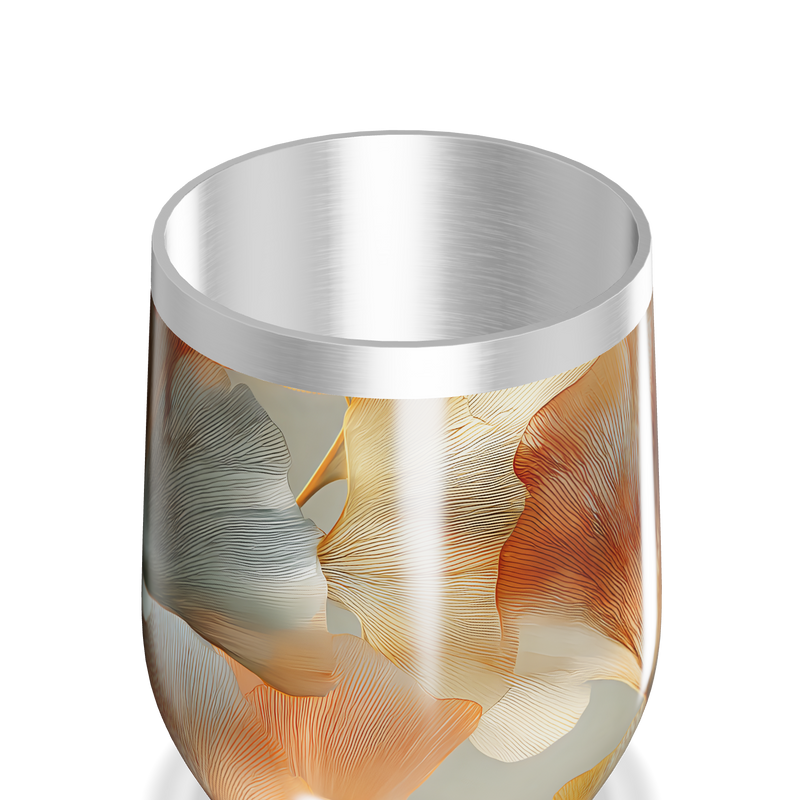 Copo Térmico Slim - Folhas Artísticas Aço Inox