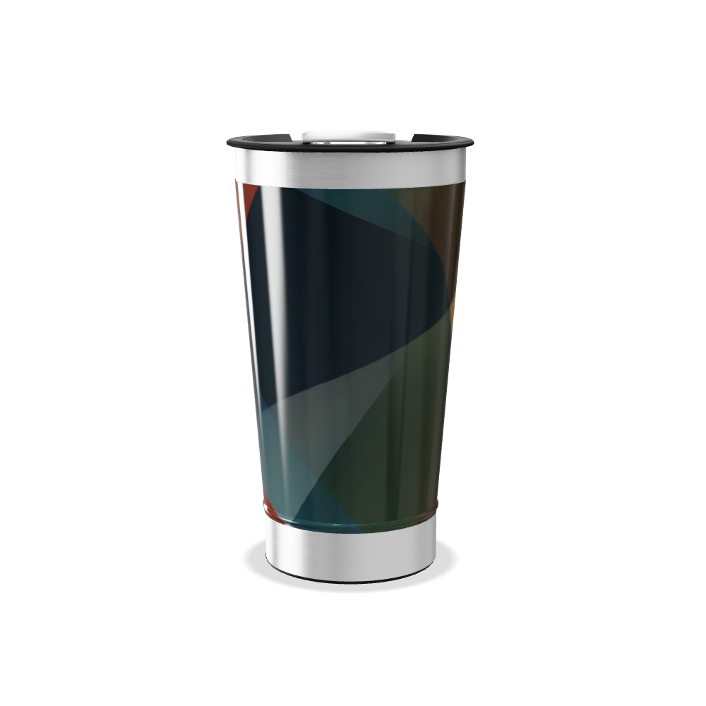 Copo Térmico - Estampa Geométrica Colorida