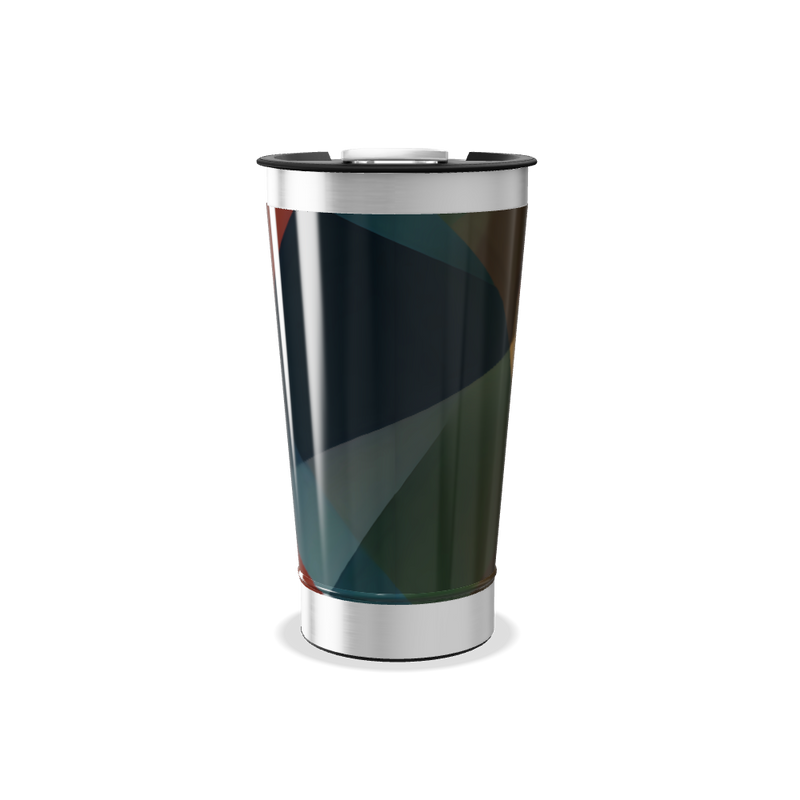 Copo Térmico - Estampa Geométrica Colorida
