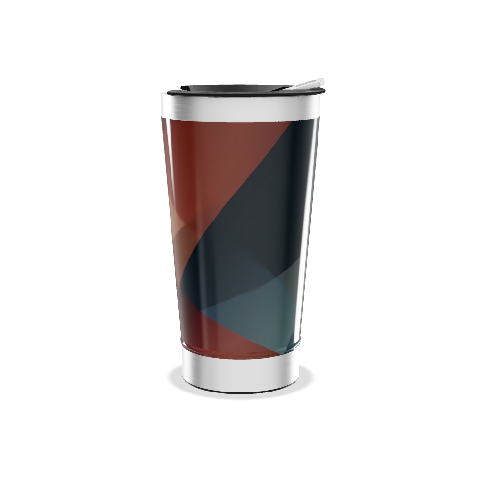 Copo Térmico - Estampa Geométrica Colorida