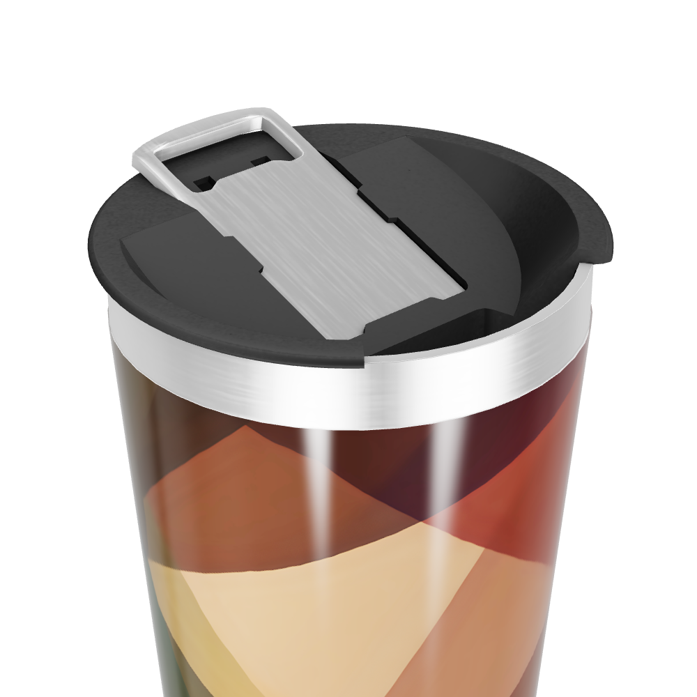 Copo Térmico - Estampa Geométrica Colorida