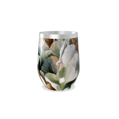 Copo Térmico Slim - Floral Colorido Inox