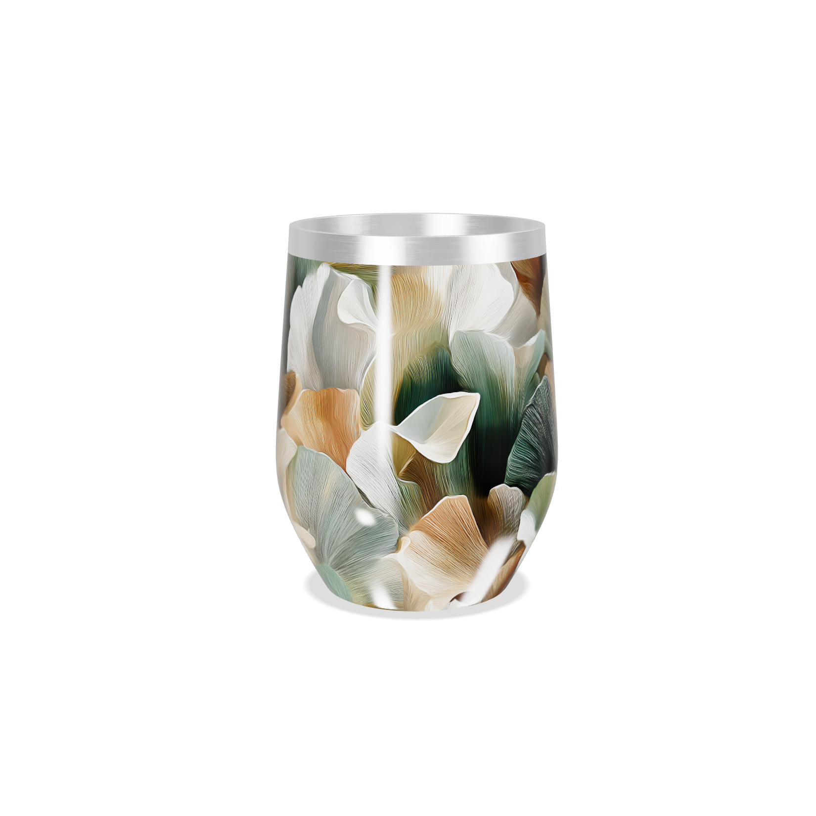 Copo Térmico Slim - Floral Colorido Inox