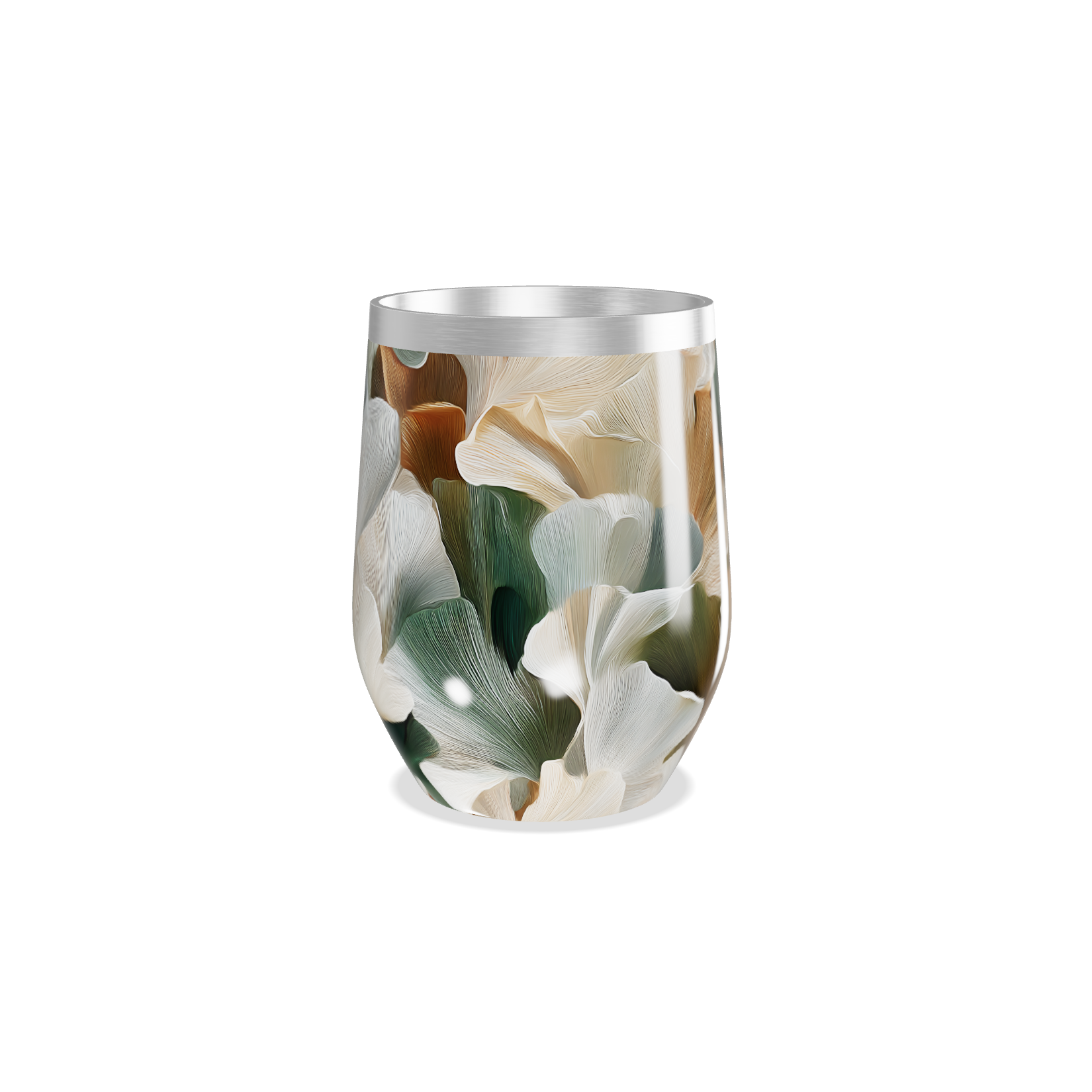 Copo Térmico Slim - Floral Colorido Inox