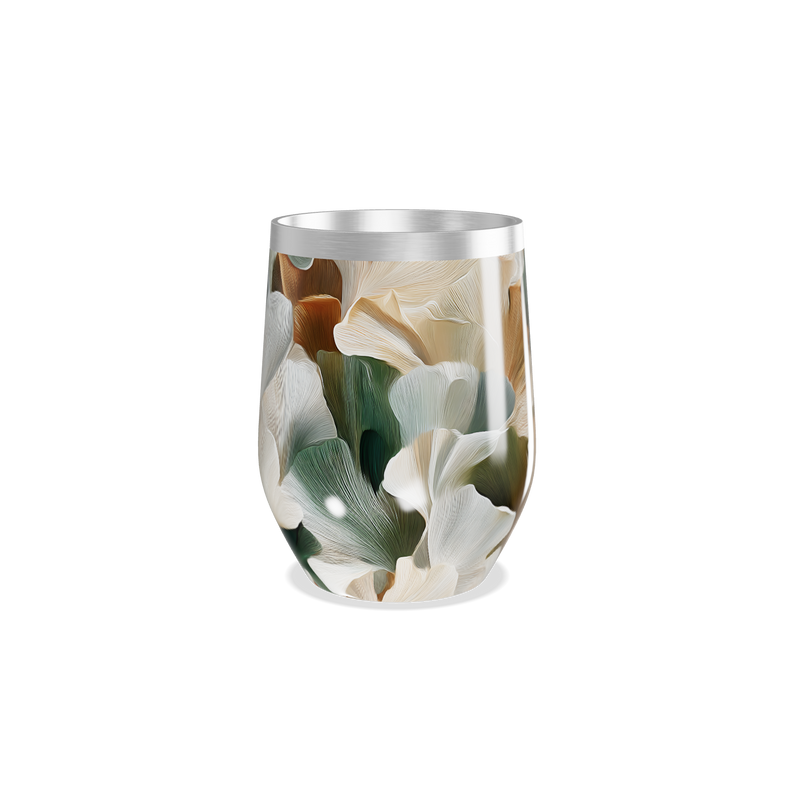 Copo Térmico Slim - Floral Colorido Inox