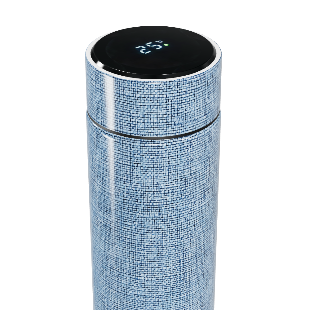 Garrafa Térmica Touch - Azul com Display Digital