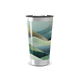 Copo Térmico - Verde Abstrato Aço Inox