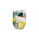 Copo Térmico Slim - Estampa Colorida Geométrica