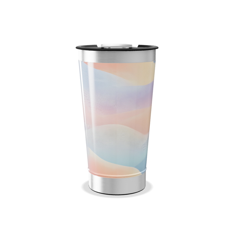 Copo Térmico - Estampa Ondulada Colorida