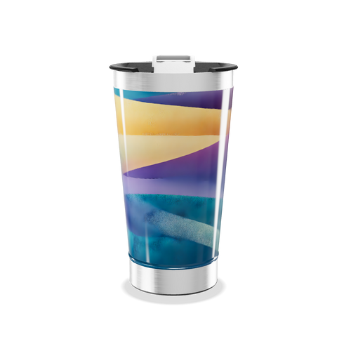 Copo Térmico - Colorido com Listras