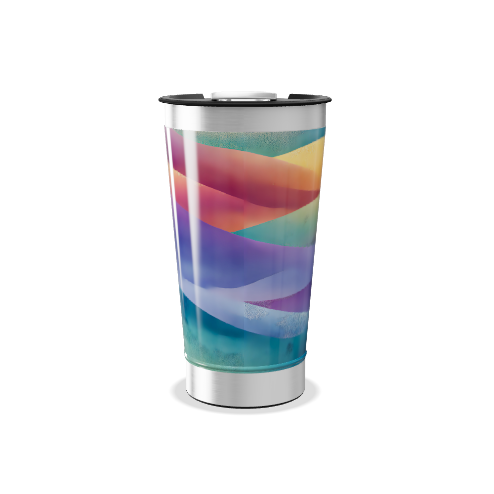 Copo Térmico - Colorido com Listras