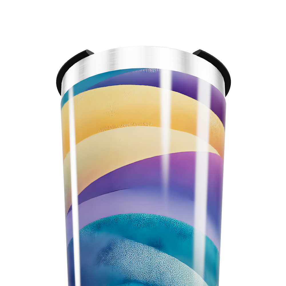 Copo Térmico - Colorido com Listras