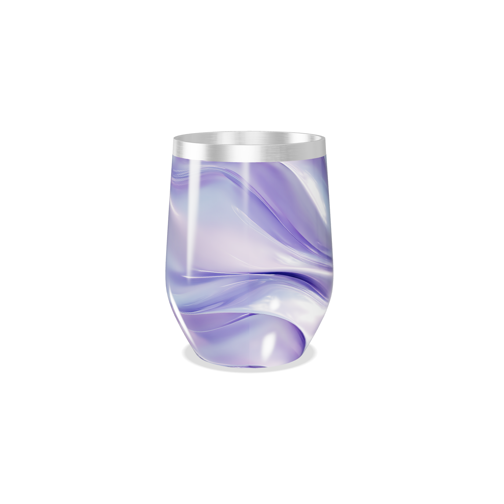 Copo Térmico Slim - Roxo Marmorizado Aço inox