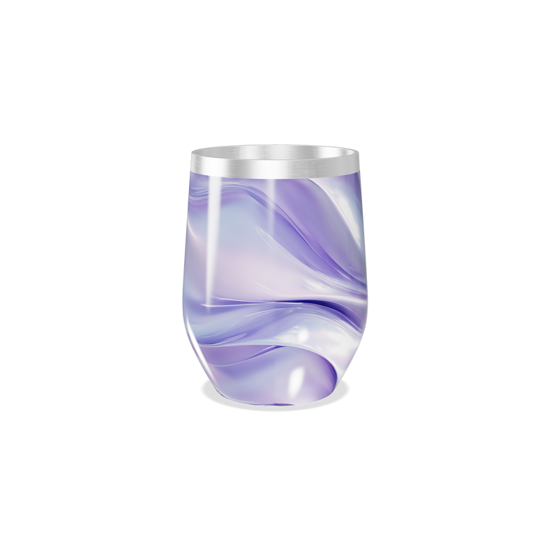 Copo Térmico Slim - Roxo Marmorizado Aço inox