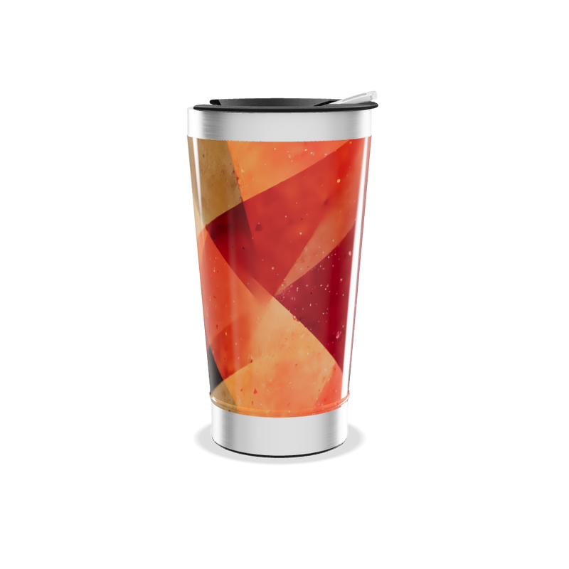 Copo Térmico - Geométrico Colorido Inox