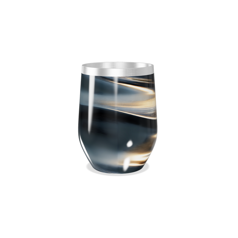 Copo Térmico Slim - Preto com Listras