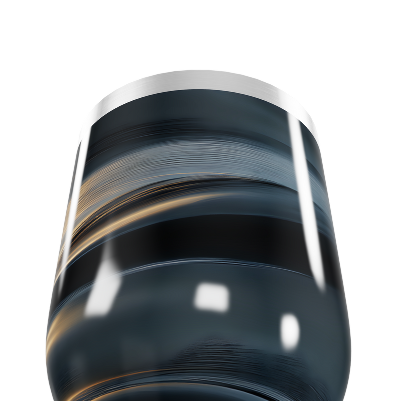 Copo Térmico Slim - Preto com Listras