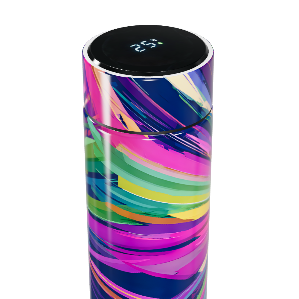 Garrafa Térmica Touch - Colorida com Display Digital