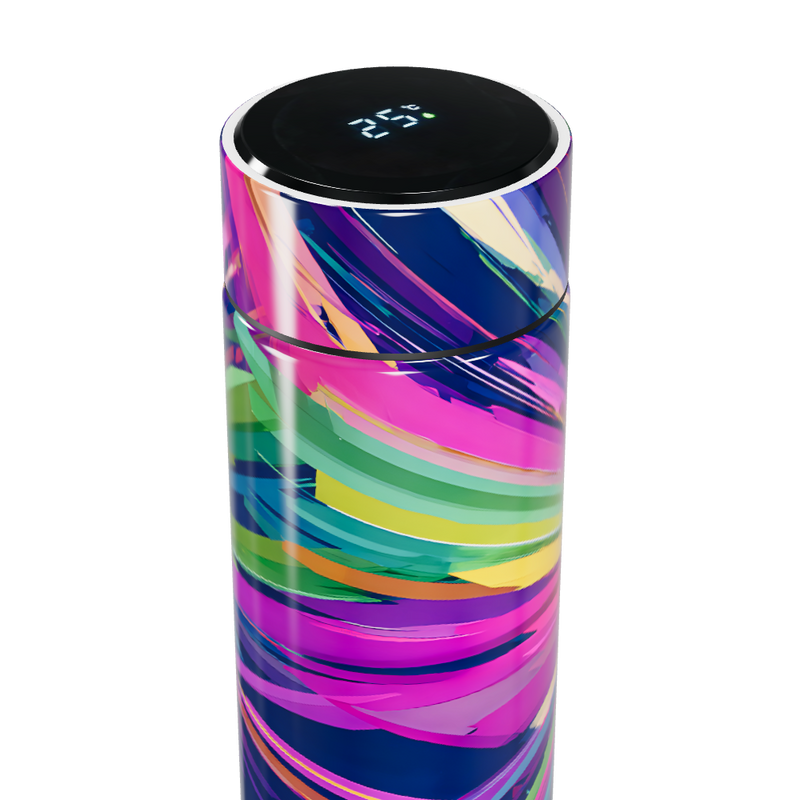 Garrafa Térmica Touch - Colorida com Display Digital