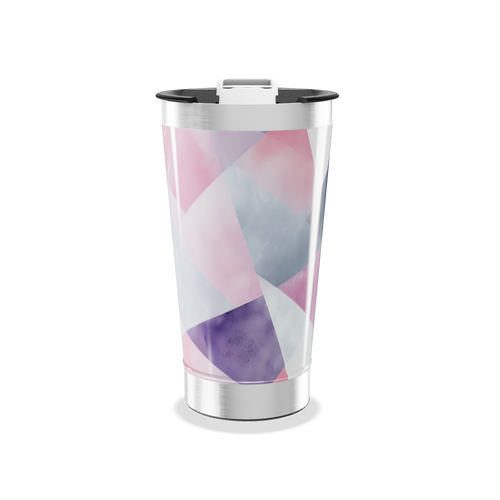 Copo Térmico - Estampa Geométrica Colorida