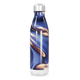 Garrafa Inox - Azul com Design Ondulado