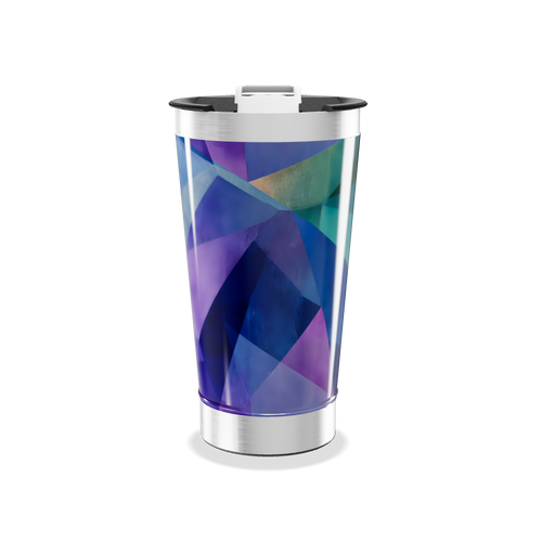 Copo Térmico - Estampa Geométrica Colorida