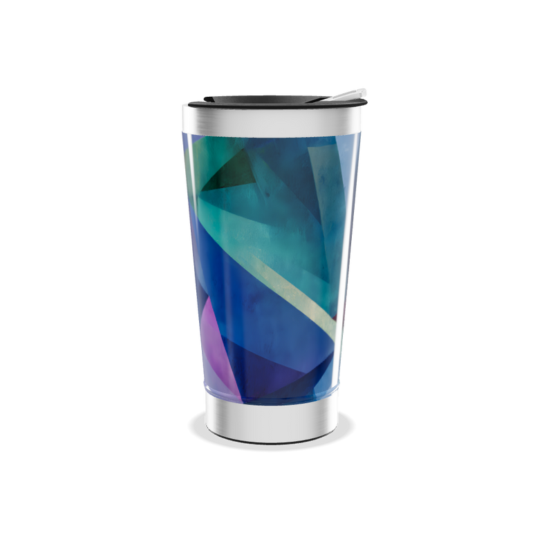 Copo Térmico - Estampa Geométrica Colorida