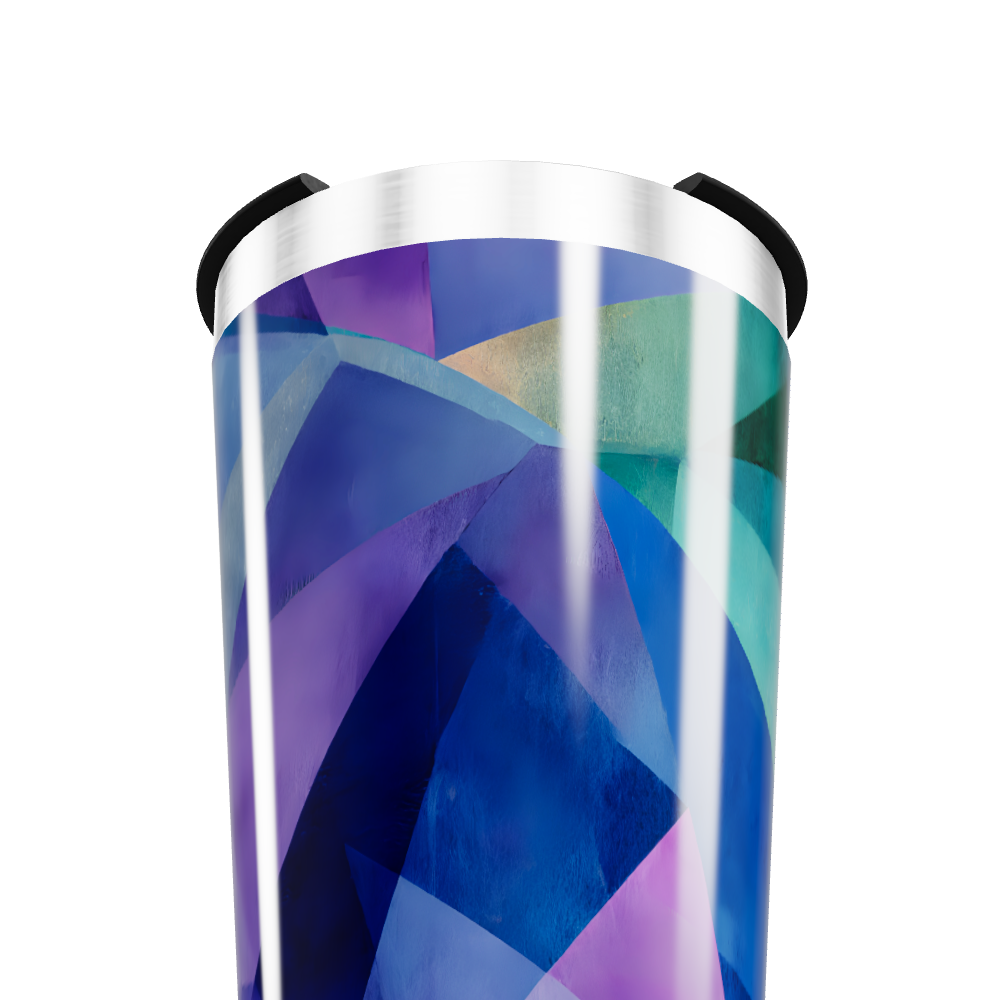 Copo Térmico - Estampa Geométrica Colorida