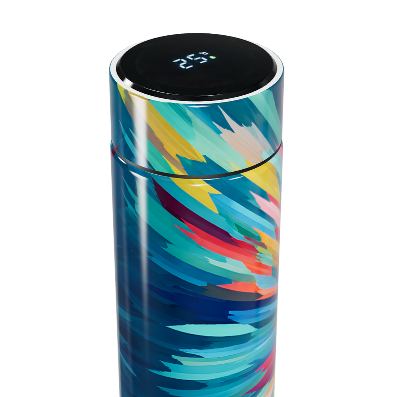 Garrafa Térmica Touch - Estampa Colorida Digital