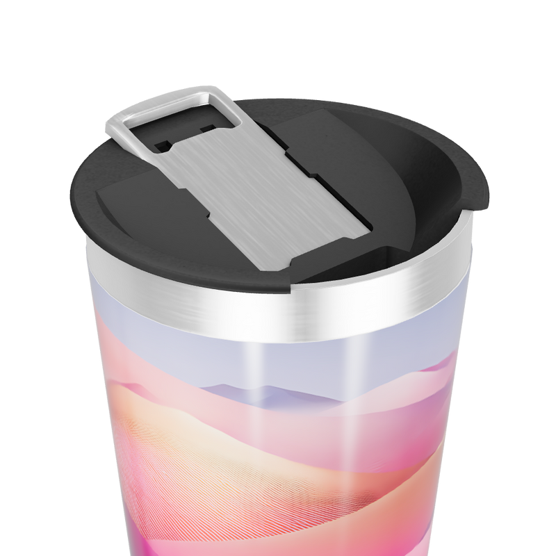 Copo Térmico - Estampa Paisagem Colorida