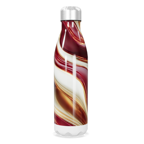 Garrafa Inox - Estampa Marmorizada Colorida