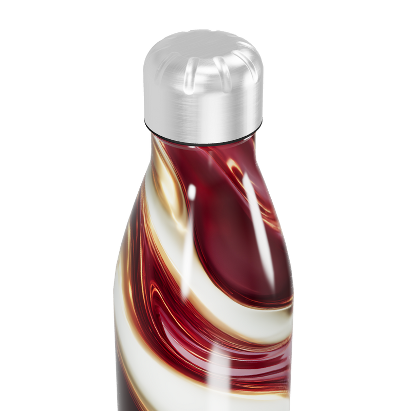 Garrafa Inox - Estampa Marmorizada Colorida